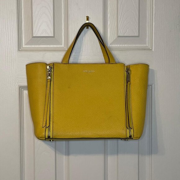 henri bendel Chelsea Satchel Banana Yellow - Picture 2 of 4
